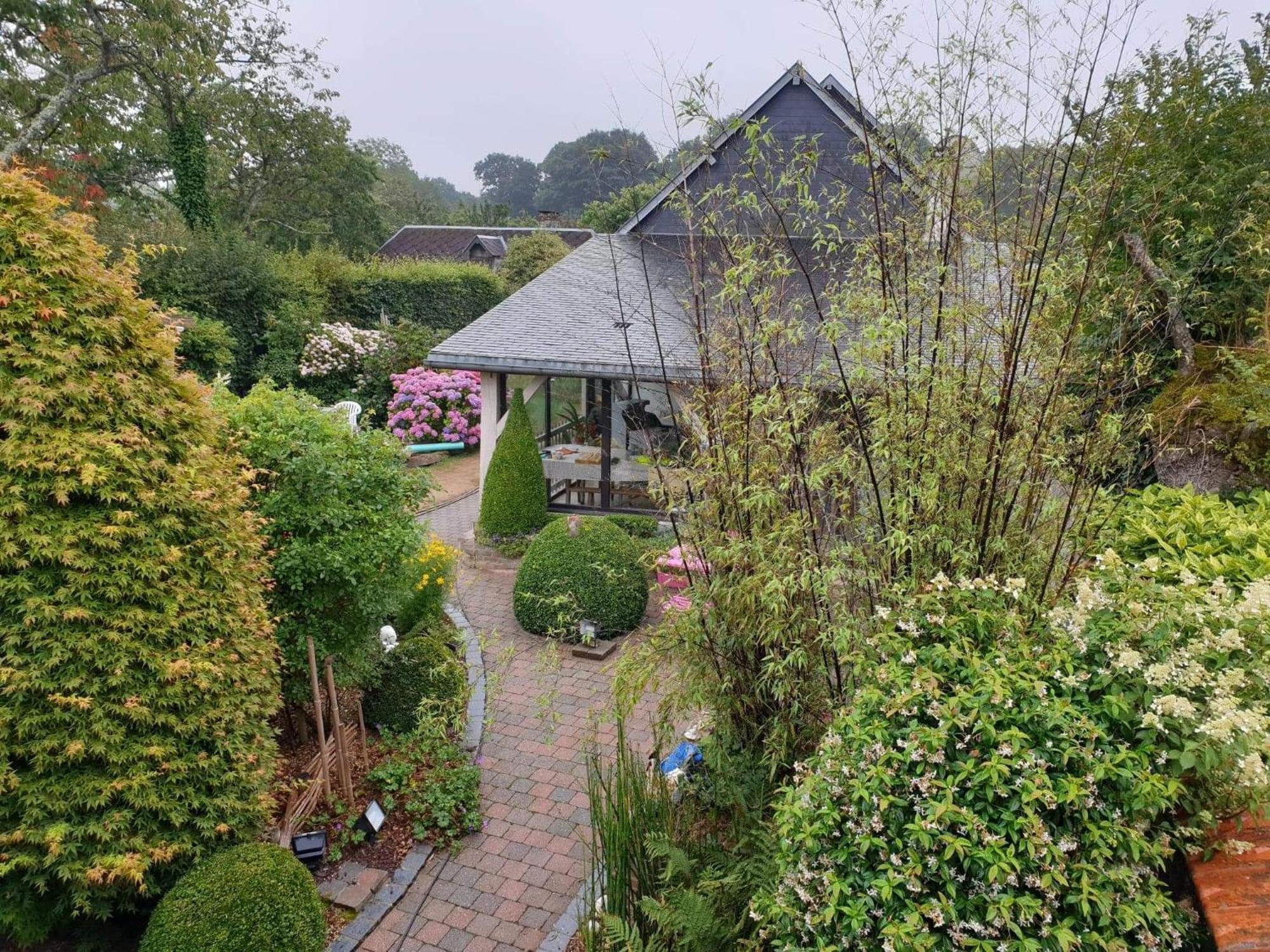 Au P'Tit Jardin Hotell Saint-Sylvestre-de-Cormeilles Eksteriør bilde