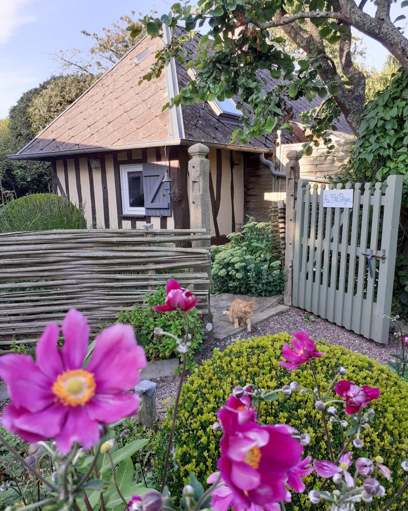 Au P'Tit Jardin Hotell Saint-Sylvestre-de-Cormeilles Eksteriør bilde